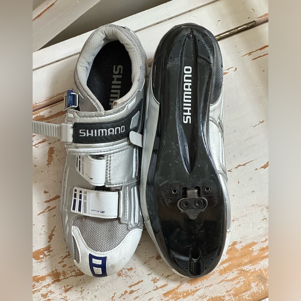 Shimano SH-R085 Silver Men’s Cycling/Spin Shoes
